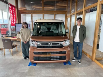 スペーシアをご納車させていただきました✨